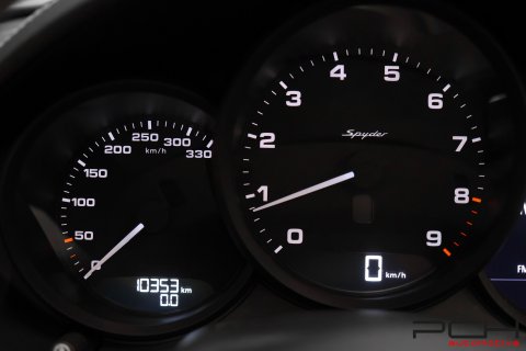 PORSCHE 718 Spyder 4.0 420cv - Boîte Manuelle -
