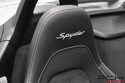 PORSCHE 718 Spyder 4.0 420cv - Boîte Manuelle -