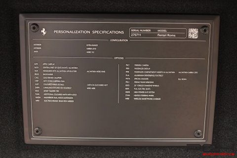 FERRARI Roma 3.9 V8 Bi-Turbo 620cv