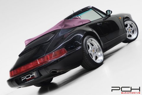 PORSCHE 964 Cabriolet Carrera 2 3.6 250cv - Ultra Rare Combo Colour -