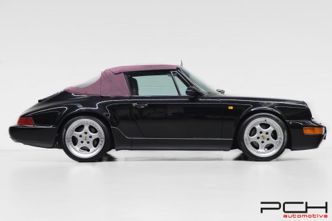 PORSCHE 964 Cabriolet Carrera 2 3.6 250cv - Ultra Rare Combo Colour -