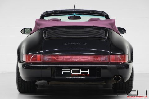 PORSCHE 964 Cabriolet Carrera 2 3.6 250cv - Ultra Rare Combo Colour -
