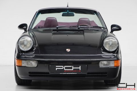 PORSCHE 964 Cabriolet Carrera 2 3.6 250cv - Ultra Rare Combo Colour -