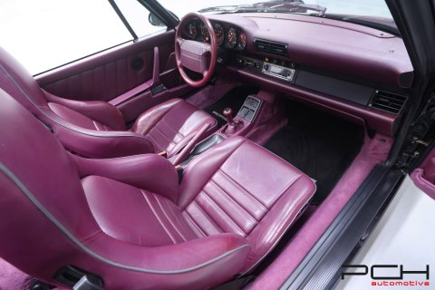 PORSCHE 964 Cabriolet Carrera 2 3.6 250cv - Ultra Rare Combo Colour -