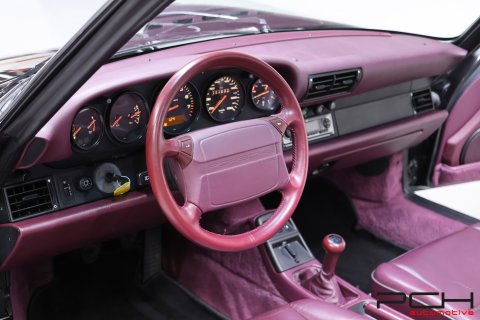 PORSCHE 964 Cabriolet Carrera 2 3.6 250cv - Ultra Rare Combo Colour -