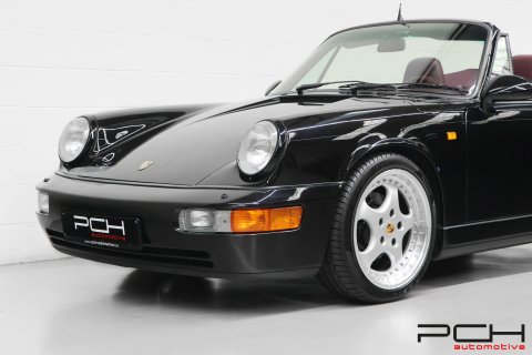 PORSCHE 964 Cabriolet Carrera 2 3.6 250cv - Ultra Rare Combo Colour -