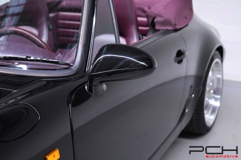PORSCHE 964 Cabriolet Carrera 2 3.6 250cv - Ultra Rare Combo Colour -