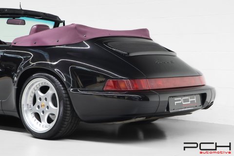 PORSCHE 964 Cabriolet Carrera 2 3.6 250cv - Ultra Rare Combo Colour -