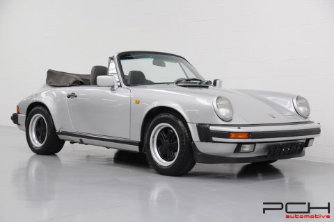 PORSCHE 911 Carrera 3.2 Cabriolet Boîte G50