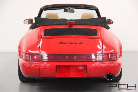 PORSCHE 964 Carrera 4 Cabriolet 3.6 250cv Boîte Manuelle