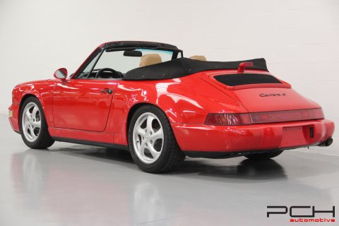 PORSCHE 964 Carrera 4 Cabriolet 3.6 250cv Boîte Manuelle