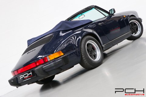 PORSCHE 911 Carrera 3.2 Cabriolet 231cv Boîte G50