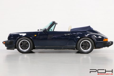 PORSCHE 911 Carrera 3.2 Cabriolet 231cv Boîte G50