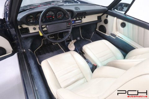 PORSCHE 911 Carrera 3.2 Cabriolet 231cv Boîte G50