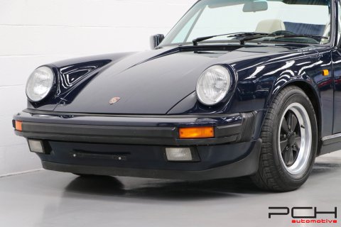 PORSCHE 911 Carrera 3.2 Cabriolet 231cv Boîte G50