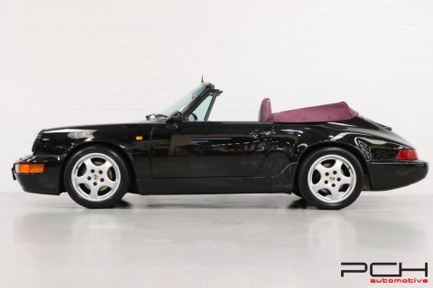 PORSCHE 964 Cabriolet Carrera 2 3.6 250cv - Ultra Rare Combo Colour -