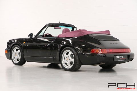 PORSCHE 964 Cabriolet Carrera 2 3.6 250cv - Ultra Rare Combo Colour -