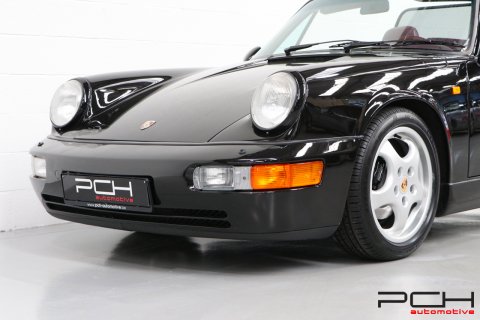 PORSCHE 964 Cabriolet Carrera 2 3.6 250cv - Ultra Rare Combo Colour -