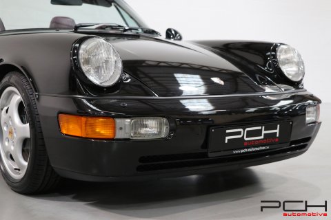 PORSCHE 964 Cabriolet Carrera 2 3.6 250cv - Ultra Rare Combo Colour -