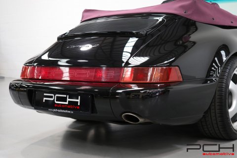 PORSCHE 964 Cabriolet Carrera 2 3.6 250cv - Ultra Rare Combo Colour -