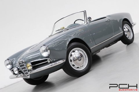 ALFA ROMEO Giulietta Spider Veloce 750 F + Hard-Top 1957 - Fully Restored ! -