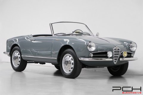 ALFA ROMEO Giulietta Spider Veloce 750 F + Hard-Top 1957 - Fully Restored ! -