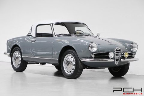 ALFA ROMEO Giulietta Spider Veloce 750 F + Hard-Top 1957 - Fully Restored ! -