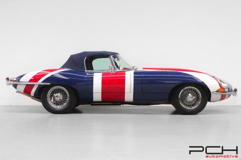 JAGUAR E-Type Roadster Serie I 1/2 4.2 + Hard-top