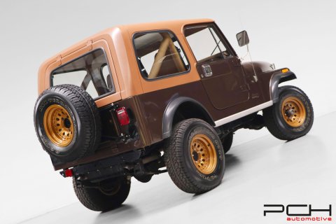 JEEP CJ7 5.7 V8 210cv Aut. + Hard-top - Golden Eagle Edition - Fully restored -