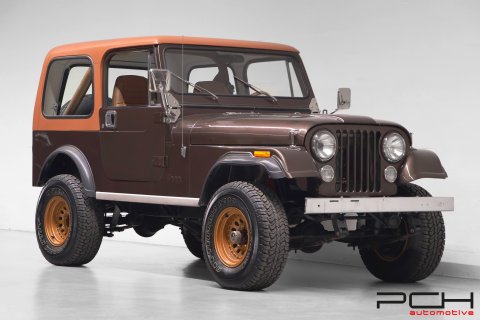 JEEP CJ7 5.7 V8 210cv Aut. + Hard-top - Golden Eagle Edition - Fully restored -