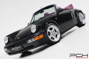 PORSCHE 964 Cabriolet Carrera 2 3.6 250cv - Ultra Rare Combo Colour -