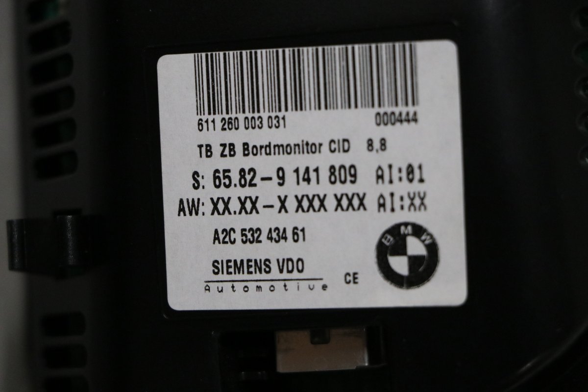 BMW Écran d'information GPS 8.8' pour BMW Série 5 E60 Série 6 E62 E63
